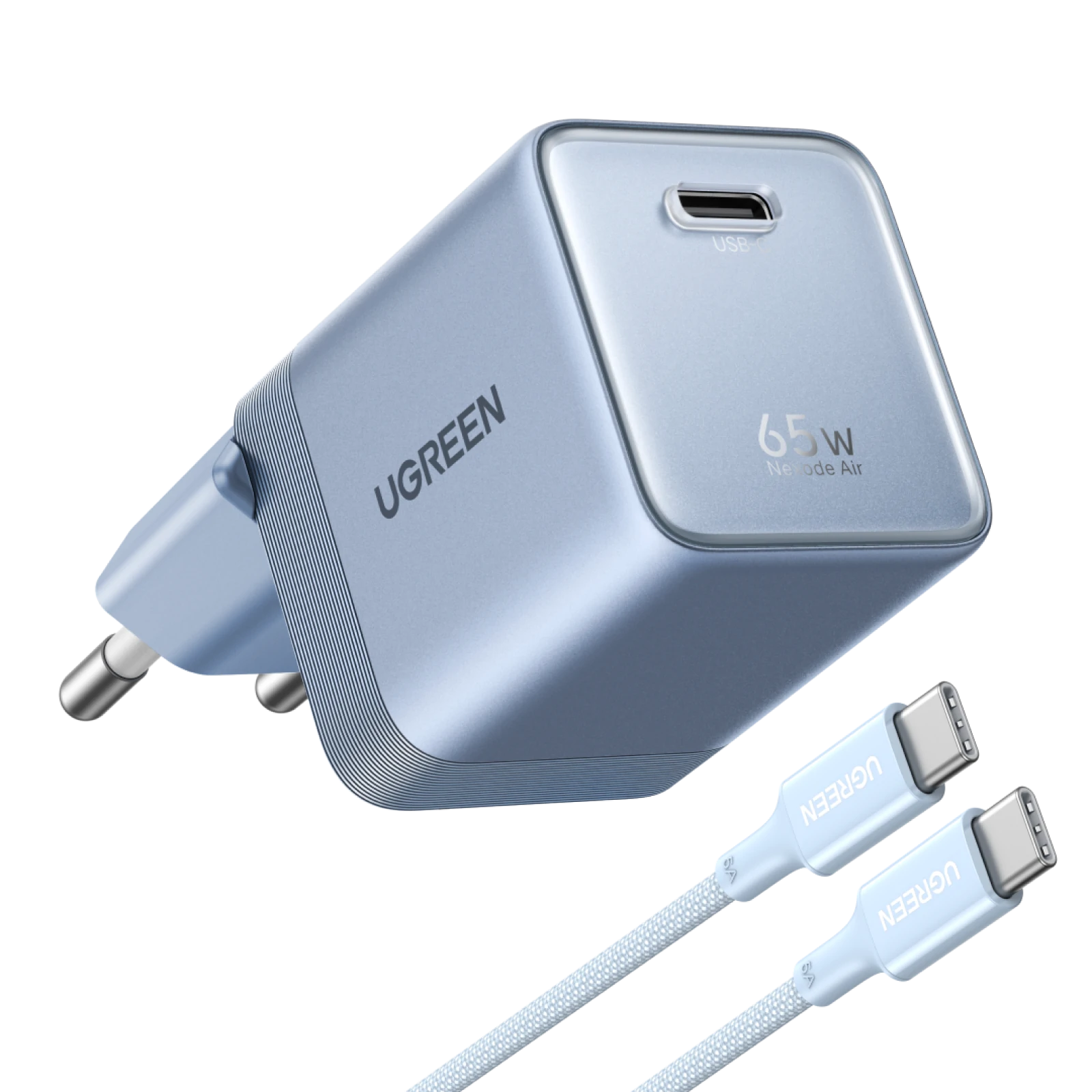 UGREEN Nexode Air Chargeur USB-C (65W, GaN, Prise Pliable)