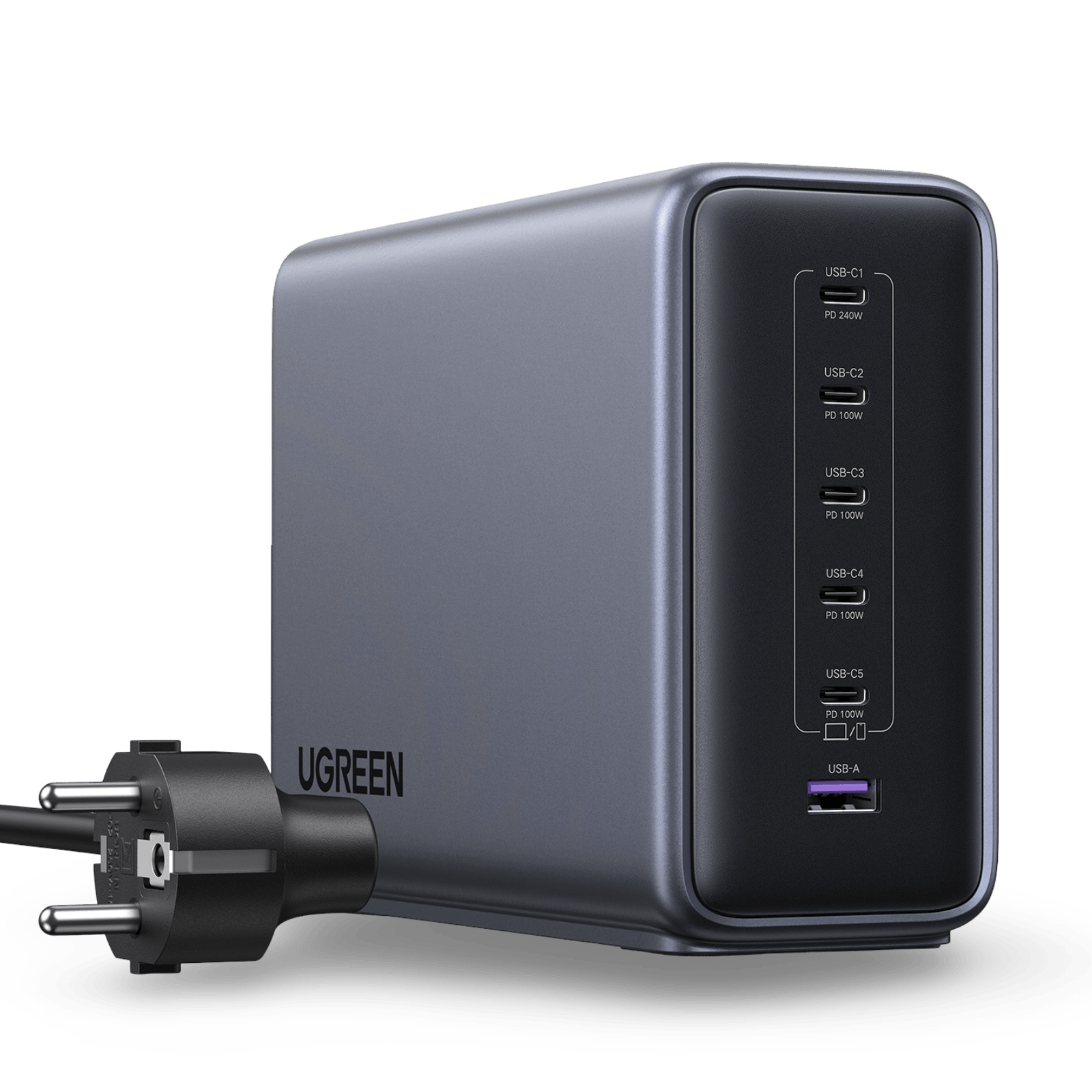 UGREEN Nexode 500W Chargeur rapide de bureau GaN 6 ports