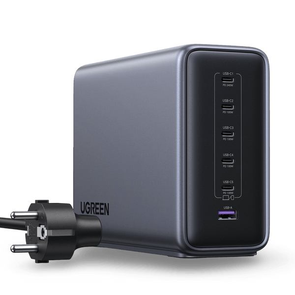 UGREEN Nexode 500W Chargeur rapide de bureau GaN 6 ports