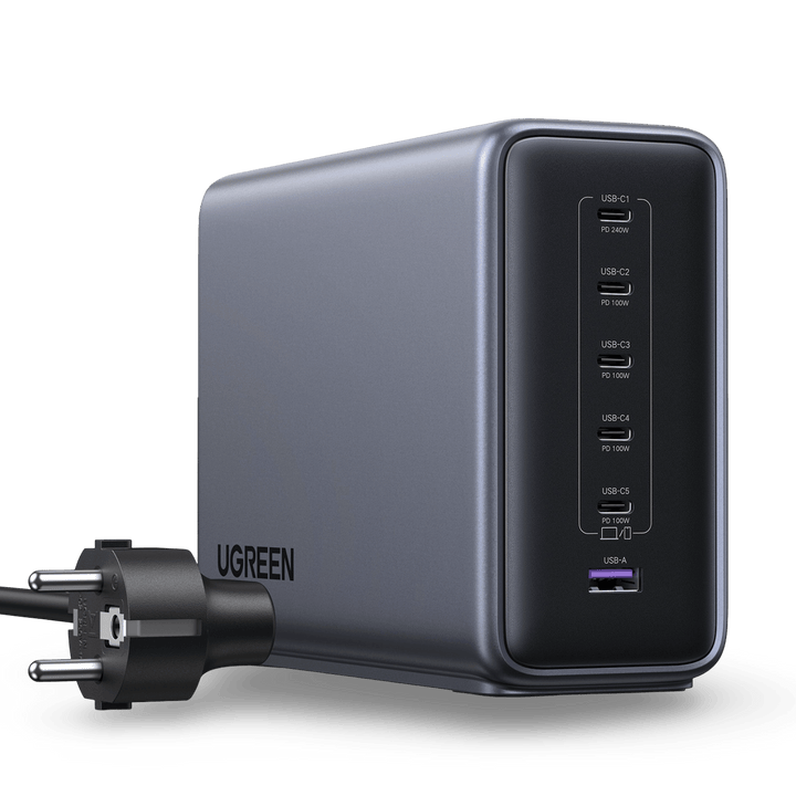 UGREEN Nexode 500W Chargeur rapide de bureau GaN 6 ports