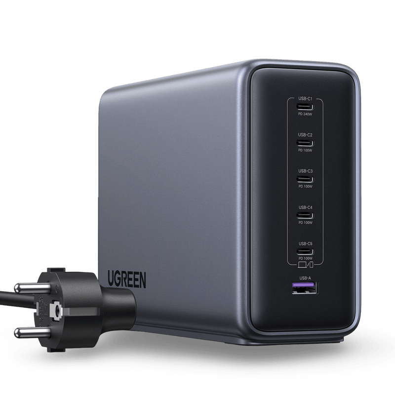 UGREEN Nexode 500W Chargeur rapide de bureau GaN 6 ports