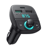 UGREEN Transmetteur FM Bluetooth 5.0 Adaptateur Audio de Voiture sans Fil, Chargeur Allume Cigare USB C PD QC 3.0, Kit Appel Main Libre, Lecteur de Musique MP3 Support Carte SD TF Cl¨¦ USB