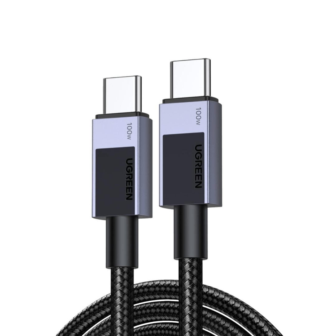 UGREEN Câble USB C PD 100W 20V 5A Charge Rapide QC 4.0 Chargeur Type C Nylon Tressé (3M)