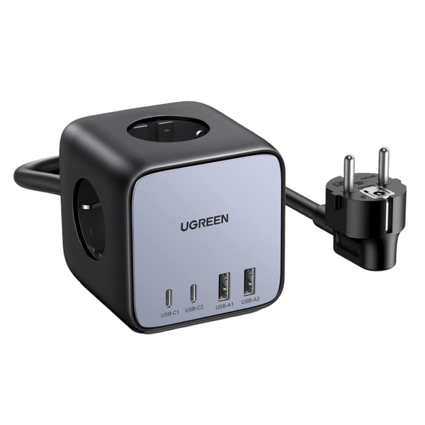 UGREEN DigiNest Cube 7 en 1 Multiprise USB Cube 3 Prises