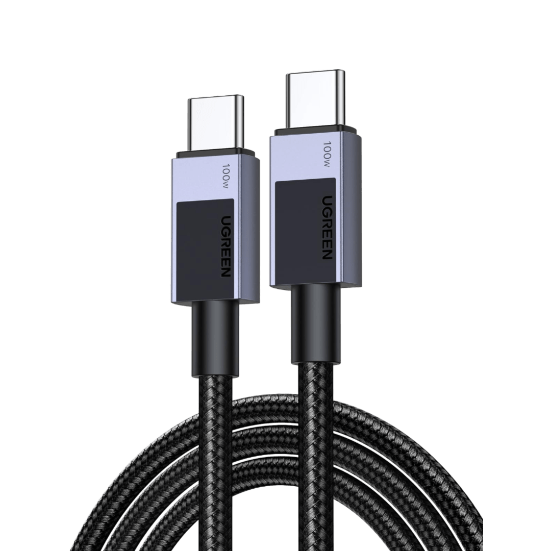 UGREEN Câble USB C PD 100W 20V 5A Charge Rapide QC 4.0 Chargeur Type C Nylon Tressé (1M)