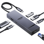 UGREEN Revodok Pro 1061 Hub USB - C 6 - en - 1 (10Gbps, 4K@60Hz, PD100W)