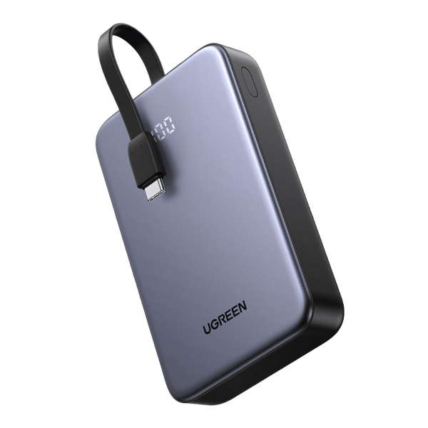 UGREEN Batterie Externe 20000mAh 22.5Wavec Câble USB C Intégré