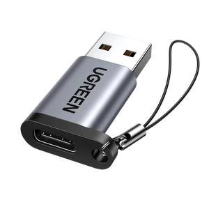 UGREEN Adaptateur USB 3.1 Type C Femelle vers USB 3.0 A Male Adaptateur (Gris)