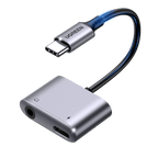 UGREEN 2 en 1 Adaptateur USB C vers Jack 3.5mm Supporte Audio et Charge Rapide 60W PD
