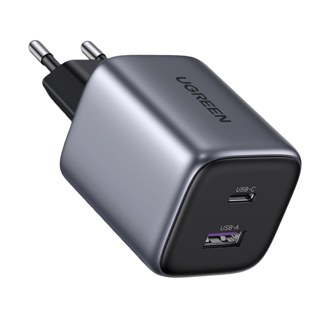 UGREEN Nexode 35W GaN Chargeur USB C Rapide avec Double Prise USB C et USB A