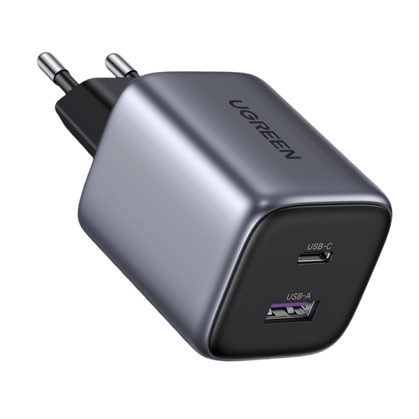 UGREEN Nexode 35W GaN Chargeur USB C Rapide avec Double Prise USB C et USB A