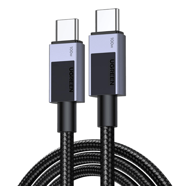 UGREEN Câble USB C PD 100W 20V 5A Charge Rapide QC 4.0 Chargeur Type C Nylon Tressé (2M)
