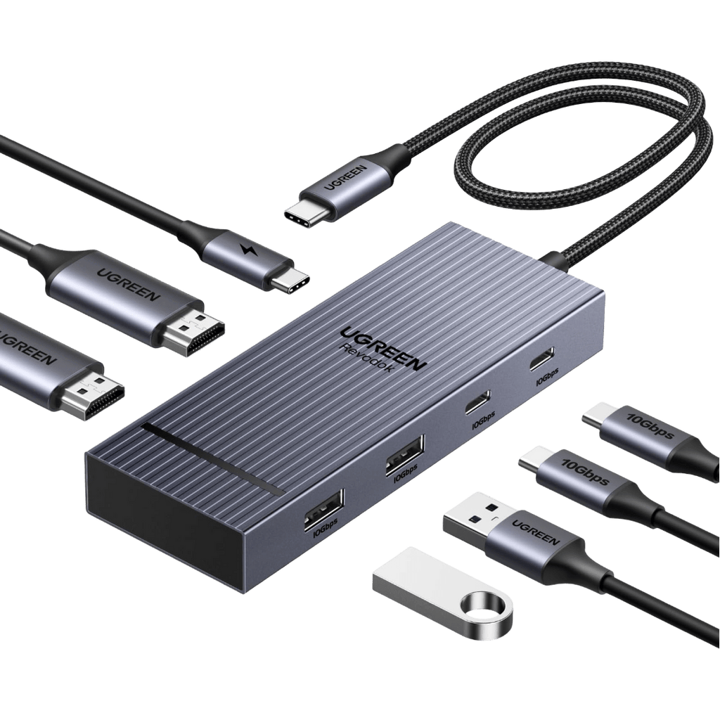 UGREEN Revodok Pro 207 Station d’accueil 7 - en - 1 (Double HDMI 4K@60Hz)