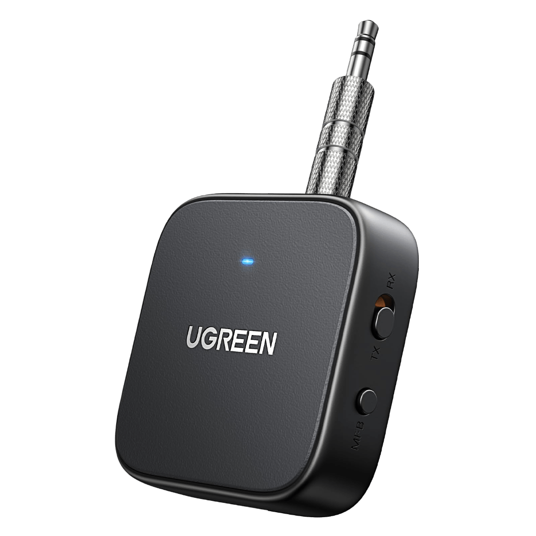 UGREEN 2 en 1 Transmetteur Récepteur Bluetooth 5.2 Émetteur Bluetooth TV Adaptateur Bluetooth Jack 3.5mm