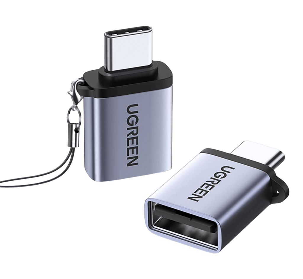 UGREEN Adaptateur USB C vers USB 3.0 OTG Lot de 2 Adaptateur USB Type C Male vers USB A Femelle Compatible avec iPhone 15 Plus Pro Max MacBook Pro Air iMac iPad Pro Galaxy Tab S9 S23 S22 Redmi Note 11