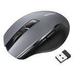 UGREEN Souris sans Fil Ergonomique Silencieuse 2 4GHz 4000 DPI Optique Réglable (Noir)