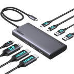 UGREEN Revodok 308 Hub USB C 8 - en - 1 (4K Triple Affichage, PD100W)