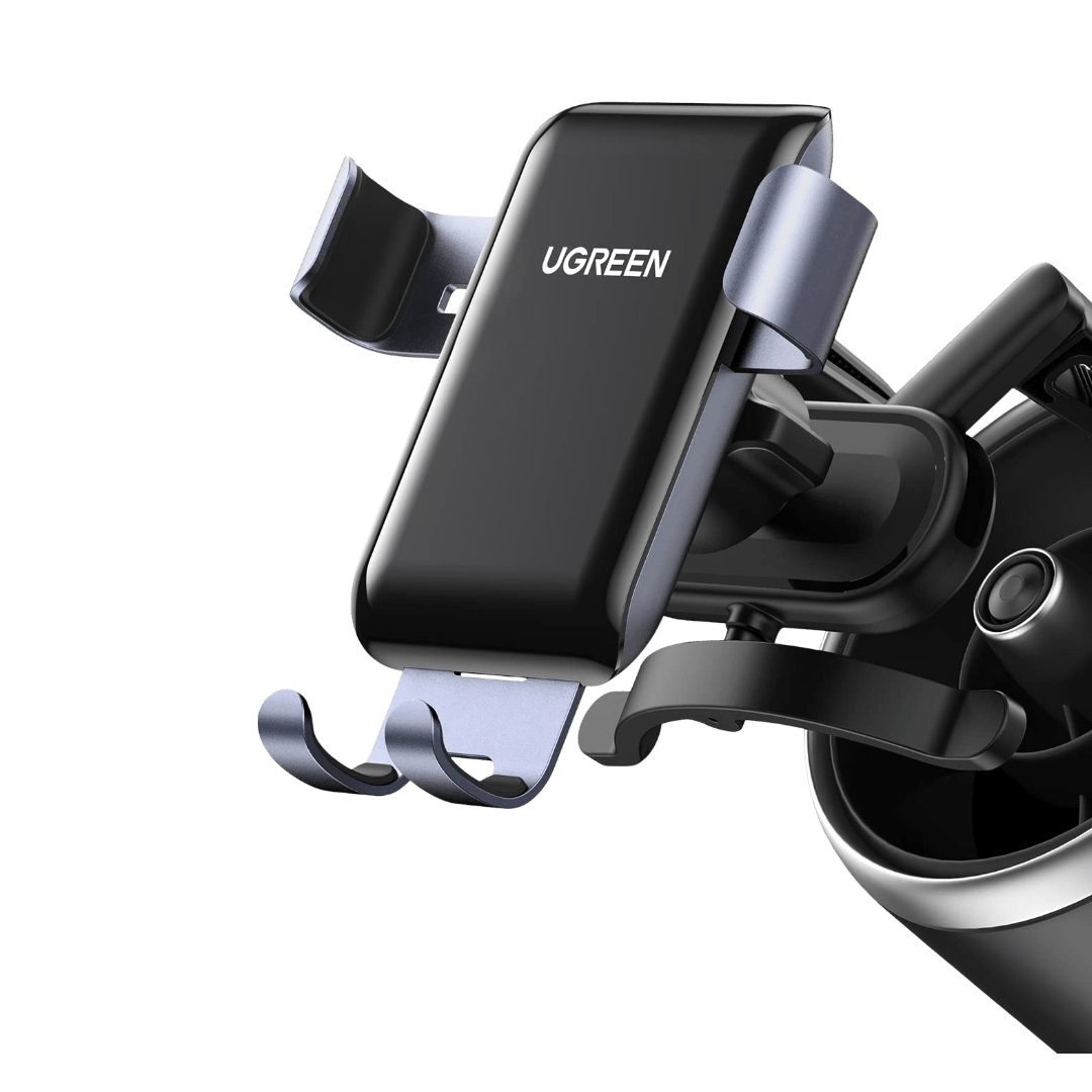 UGREEN Support Téléphone Voiture Gravité Grille Aération Ronde Porte Portable Voiture Accroche