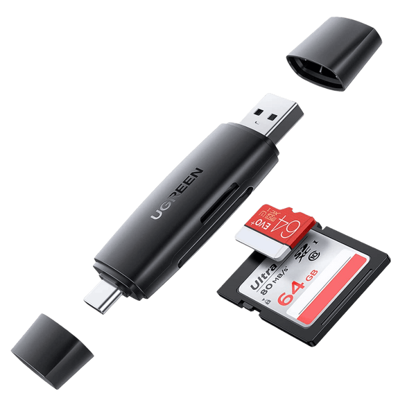 UGREEN USB C et USB 3.0 Lecteur de Carte SD Micro SD Adaptateur de Carte SD 5Gbps Super Vitesse