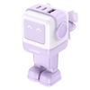 UGREEN Uno Chargeur 65W USB C Rapide 3 Ports (Violet)
