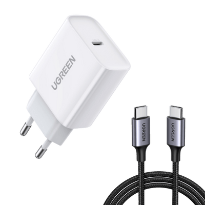 UGREEN 20W Chargeur avec Cable USB C 60W