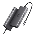 UGREEN Revodok Pro 211 Docking Station USB C 11 en 1 Double HDMI 8K30Hz USB 3.2 10Gbps avec Ethernet RJ45 Hub Adaptateur USB C vers USB PD 100W Audio 3.5mm Compatible avec MacBook Pro Air M1 M2