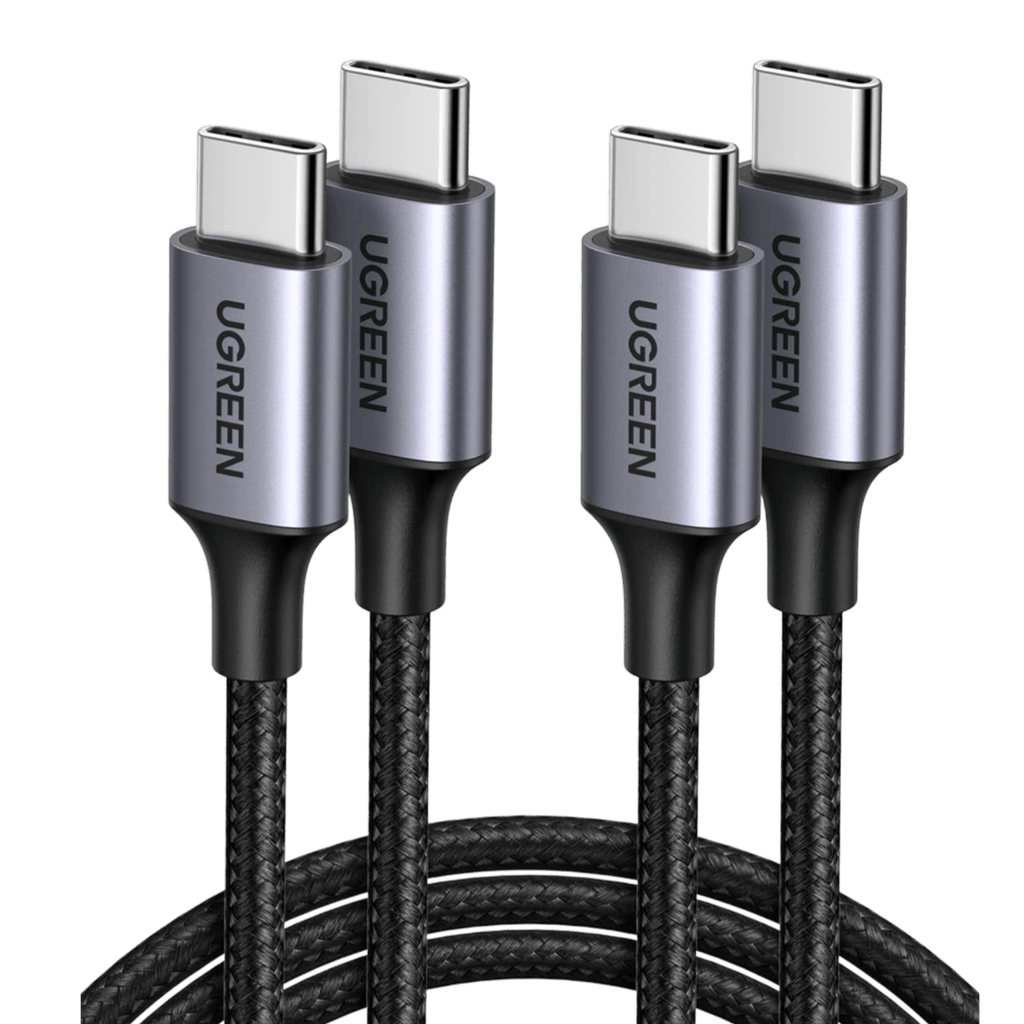UGREEN Lot de 2 Cable USB C vers USB C PD Charge Rapide 60W Type C Nylon Tress¨¦