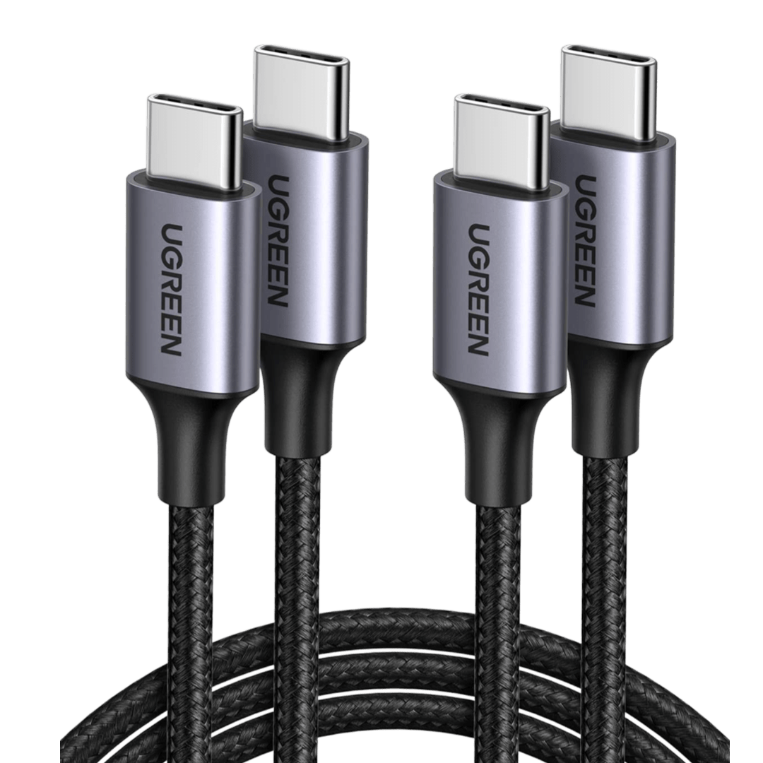 UGREEN Lot de 2 Cable USB C vers USB C PD Charge Rapide 60W Type C Nylon Tress¨¦