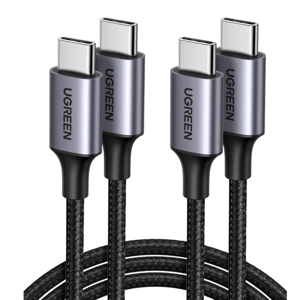 UGREEN Lot de 2 Cable USB C vers USB C PD Charge Rapide 60W Type C Nylon Tress¨¦