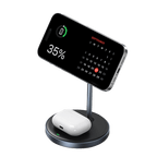 UGREEN Support de Chargeur Magnétique 2 en 1 Station de Charge Induction sans Fil