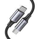 UGREEN Câble USB C vers USB C PD 100W Nylon Tressé (5A 20V Type C)