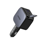 UGREEN Nexode Car Charger 60W with Retractable USB-C Cable