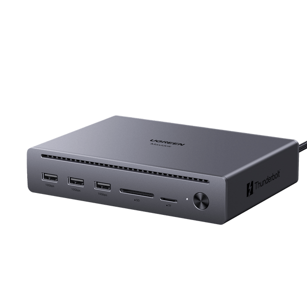 UGREEN Maxidok Station d’accueil Thunderbolt™ 5 10-en-1 avec Ethernet Gigabit – double affichage 6K/8K pour Mac et Windows