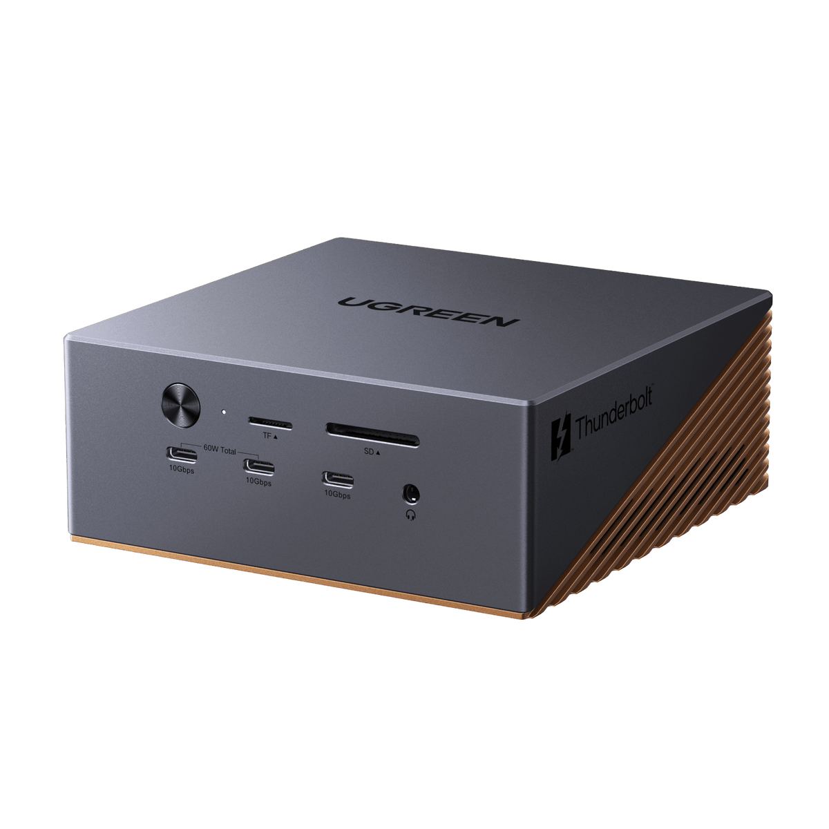 UGREEN Maxidok Station d’accueil Thunderbolt™ 5 17-en-1 – 8TB, double affichage 6K/8K pour Mac & Windows