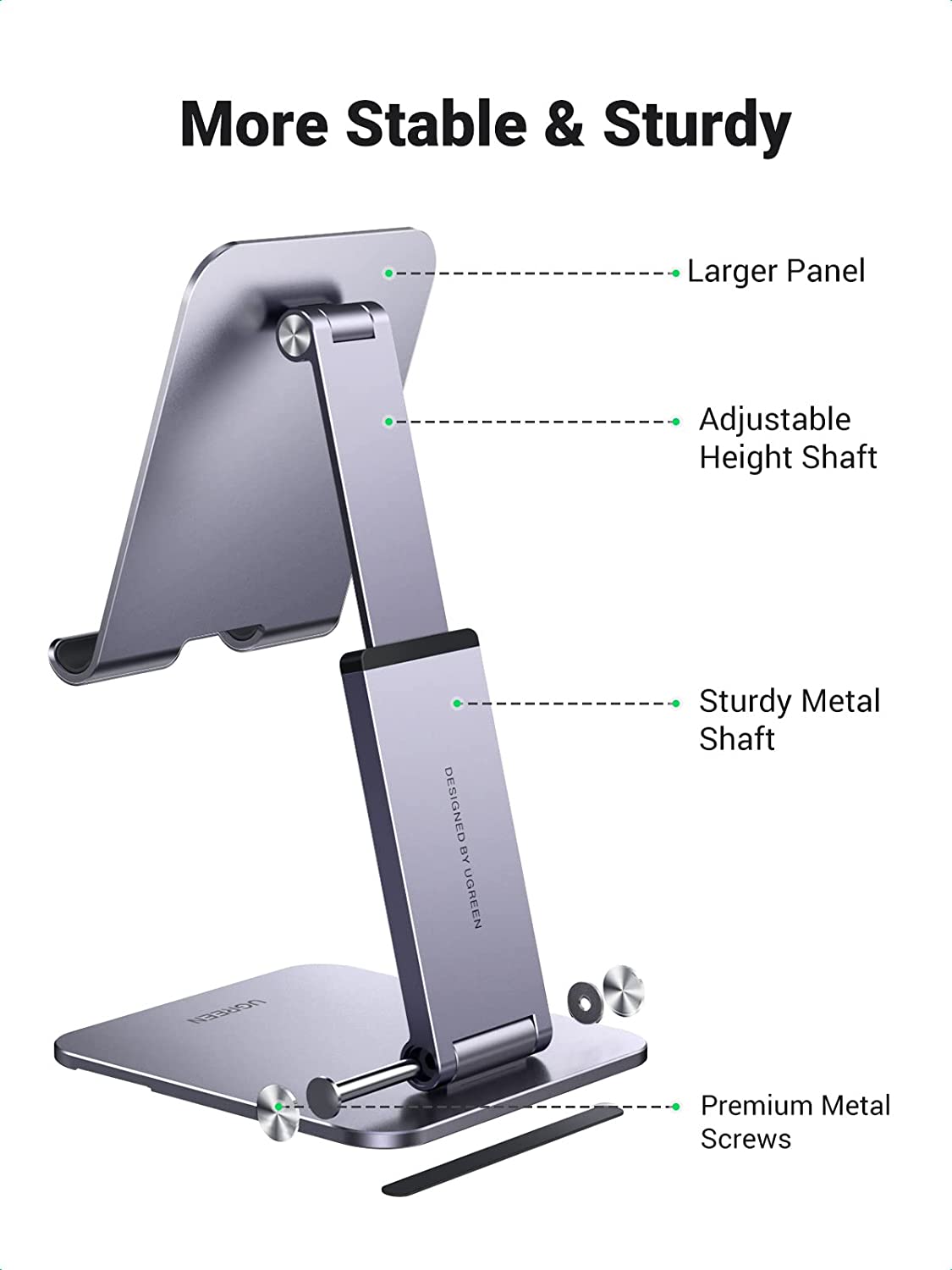 UGREEN Support de tablette pour bureau (gris)