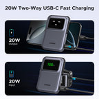 UGREEN Uno Batterie Externe Magnétique sans Fil 10000mAh 7.5W