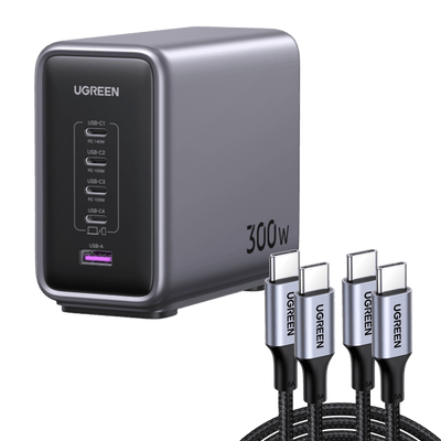 Chargeur UGREEN Nexode 300W avec câble USB-C 1M 100W