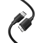 UGREEN Cable USB C vers Micro USB 3.0 Cable Disque Dur Externe Compatible avec USB 3.0 Bo?tier Disque Dur, 1M