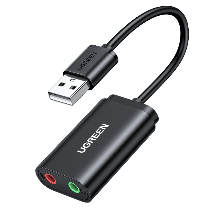 UGREEN Carte Son Externe Adaptateur USB Audio Jack 3,5mm