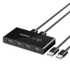 UGREEN USB 2.0 Switch 4 Ports 2 Entrées 4 Sorties USB Commutateur