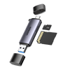 UGREEN Lecteur de Carte SD Micro SD USB C USB 3.0 2 en 1 Adaptateur de Carte SD en Aluminium Supporte 2 Cartes Max 2To