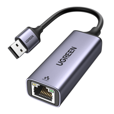 UGREEN Adaptateur USB vers Ethernet RJ45 Gigabit 1000 Mbps Adaptateur USB 3.0 vers RJ45 R¨¦seau en Aluminium Plug Play