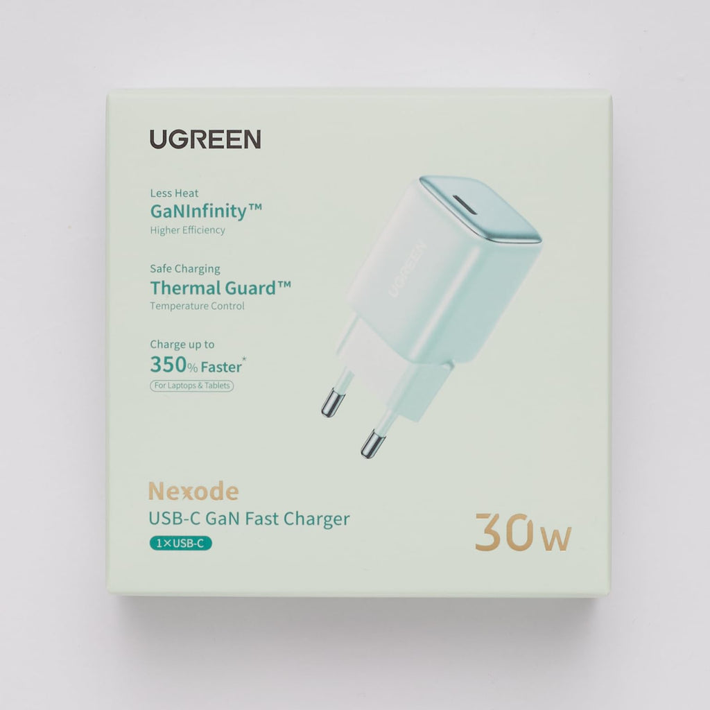 UGREEN Nexode Chargeur 30W USB C avec GaN Tech (Vert)
