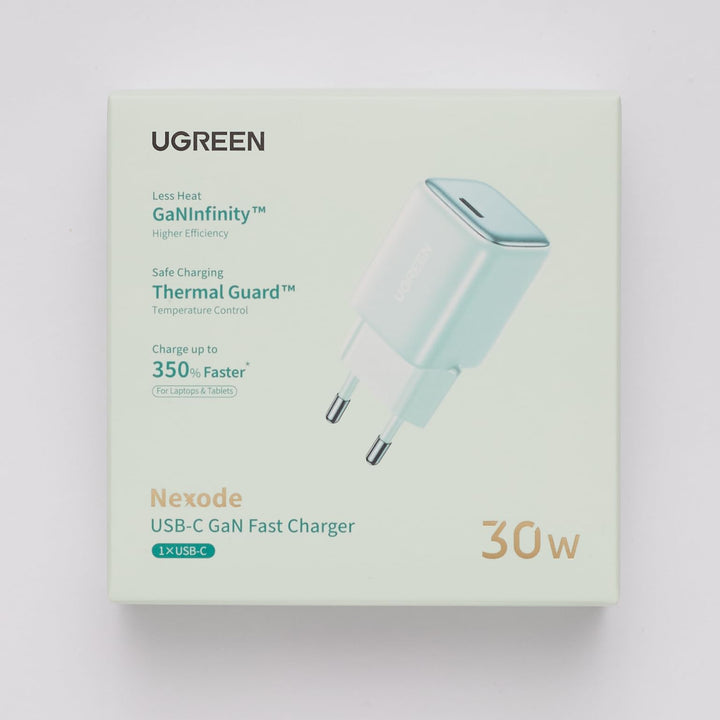 UGREEN Nexode Chargeur 30W USB C avec GaN Tech (Vert)