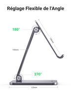 UGREEN Support Tablette Bureau Réglable Repose Tablette Pliable Porte