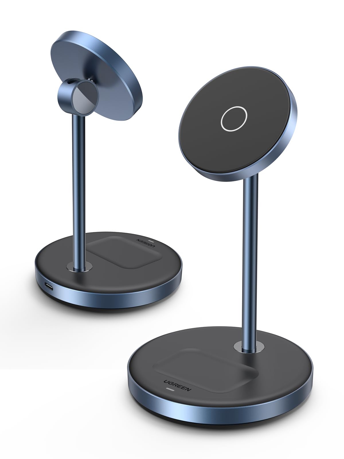 UGREEN Support de Chargeur Magnétique 2 en 1 Station de Charge Induction sans Fil - UGREEN