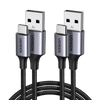 UGREEN Lot de 2 Câble USB C 3A Nylon Tressé Câble USB Type C Charge Rapide