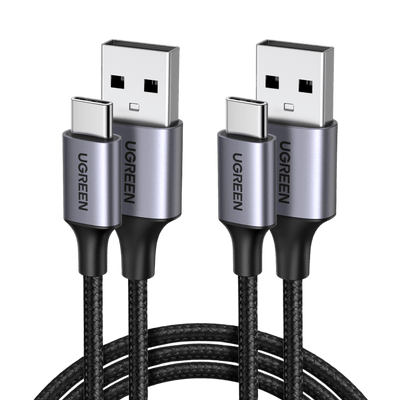 UGREEN Lot de 2 Cable USB C 3A Nylon Tress¨¦ Cable USB Type C Charge Rapide