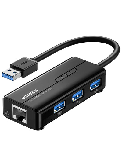 UGREEN Hub USB 3.0 Ethernet Adaptateur USB RJ45 R¨¦seau Gigabit 1000 Mbps Compatible avec Mi Box S Mi Box 3 Switch Supporte Mac OS Windows 11 10 8 7 Linux