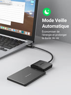 UGREEN Adaptateur USB SATA III Câble SATA USB Disque